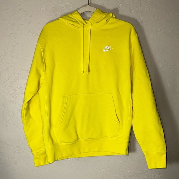 Nike bright yellow hoodie men’s size small - Picture 1 of 6
